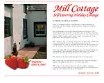 Mill Cottage Self Catering Cottage